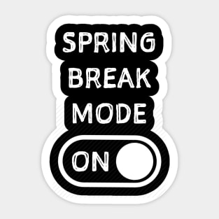 Spring break shirt. Spring break tshirt. Sticker